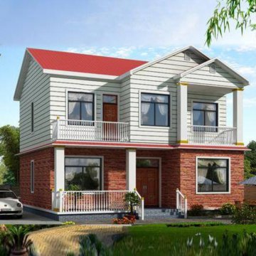 四川輕鋼別墅--美式鄉村